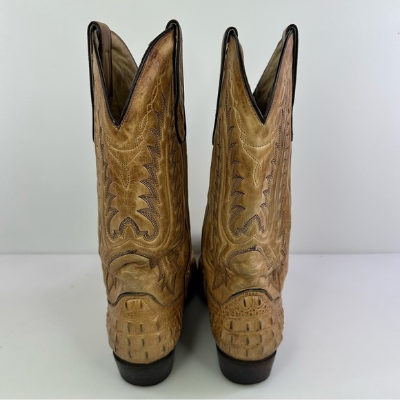 Dan Post Men\'s DPP348 Tan Alligator Leather Western Boots - Size 9EW main image 7